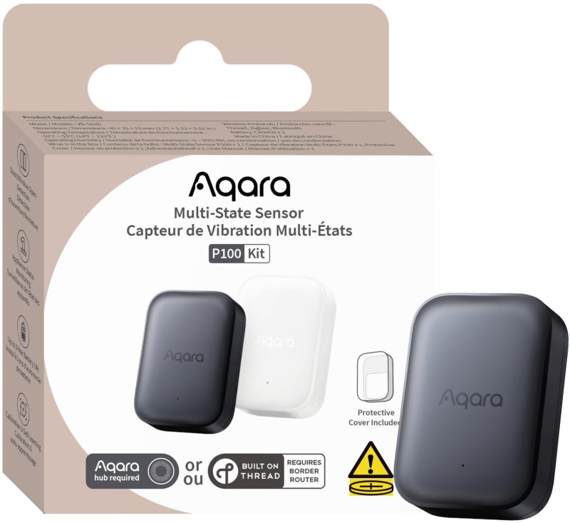 Aqara Multi-State Sensor P100 KIT Sivý Multifunkčný senzor Zigbee, Thread