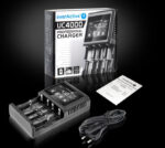 Nabíjačka valcových akumulátorov Li-ion a Ni-MH everActive UC-4000, 4 kanály, LCD, USB – Obrázok 2
