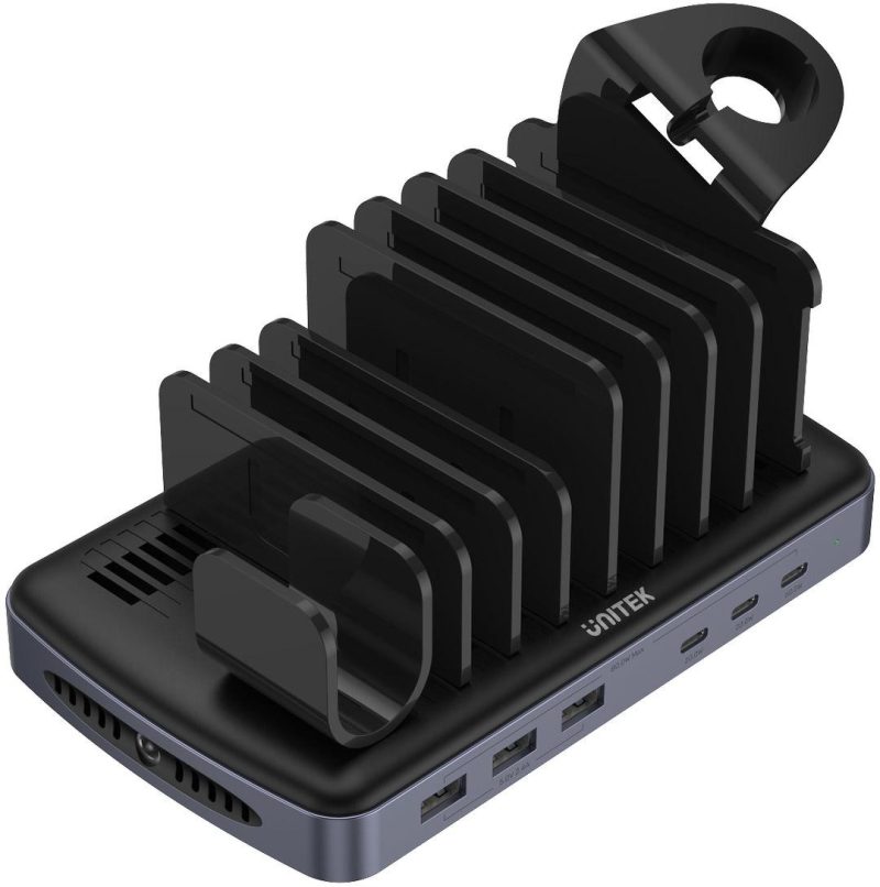 Unitek Stanica ładująca 3 x USB-A 20W, 3 x USB-C PD 60W, 80W