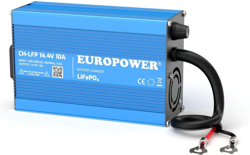 Nabíjačka Usmerňovač do Akumulátorov LiFePO4 Europower CH-LFP/12/10 14,4V 10A Konektor M8