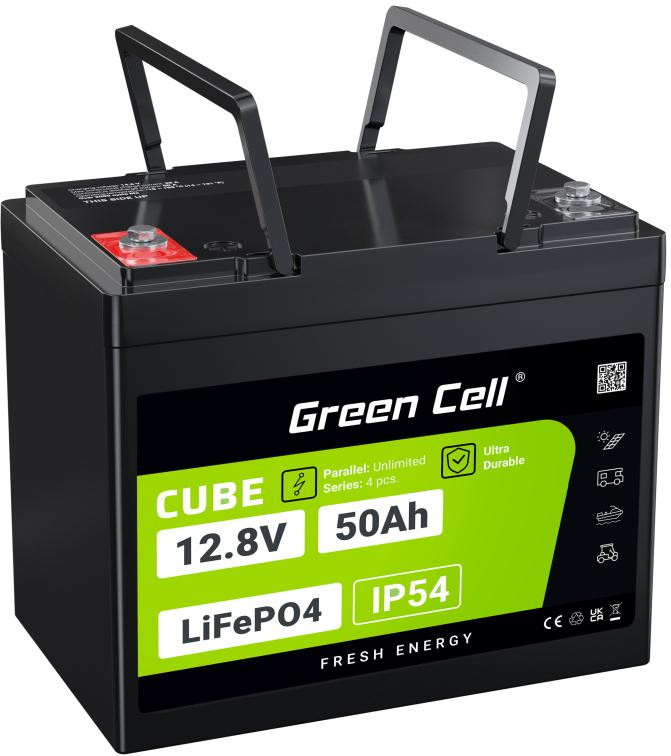 LiFePO4 Green Cell Cube 12,8V 50Ah LFPGC12V50AH LÍTIUM-ŽELEZO-FOSFÁTOVÁ BATÉRIA