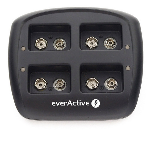 Nabíjačka akumulátorov 9 V (6F22 / HR22) everActive NC-109, 4 kanály