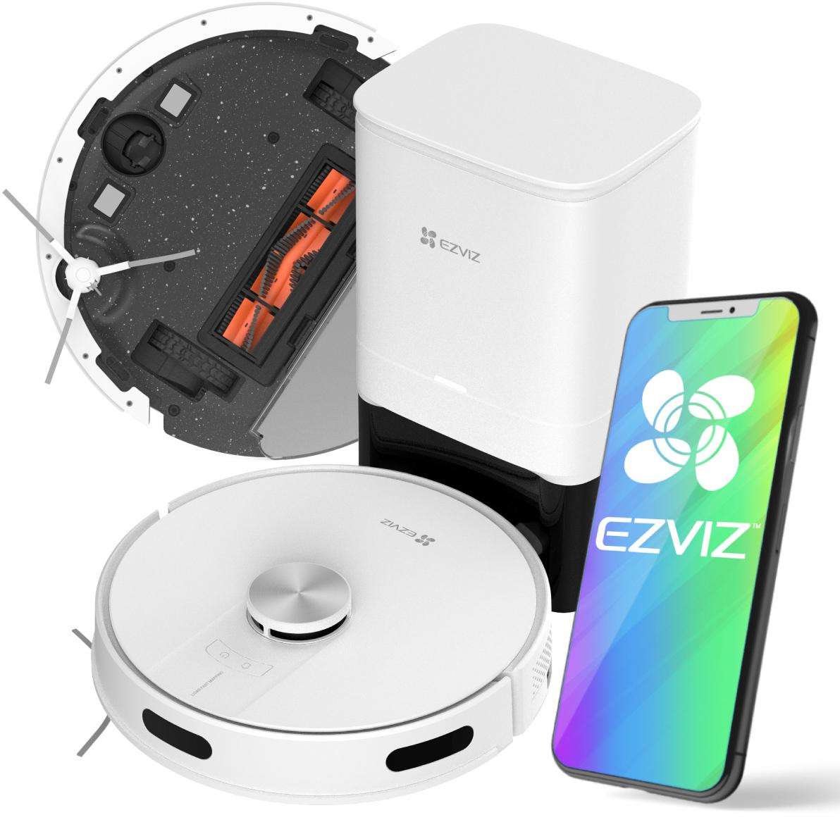 d947554d7eb0e8b5ce9a61fe192d813e_original EZVIZ RE4 Plus (CS-RE4P) – robotický vysávač a mop 2v1, LiDAR, 4000 Pa, automatické vyprázdňovanie – Obrázok 1