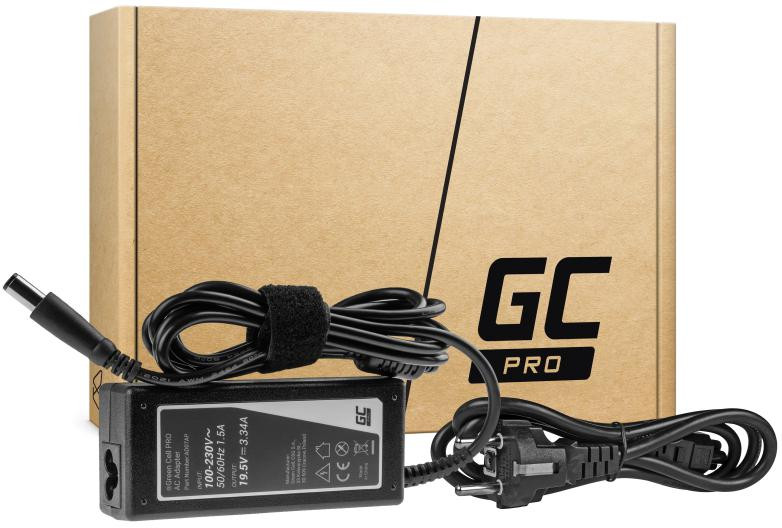 Green Cell PRO AD07AP – napájací adaptér pre notebooky Dell 19,5 V 3,34 A 65 W (7,4 × 5,0 mm)