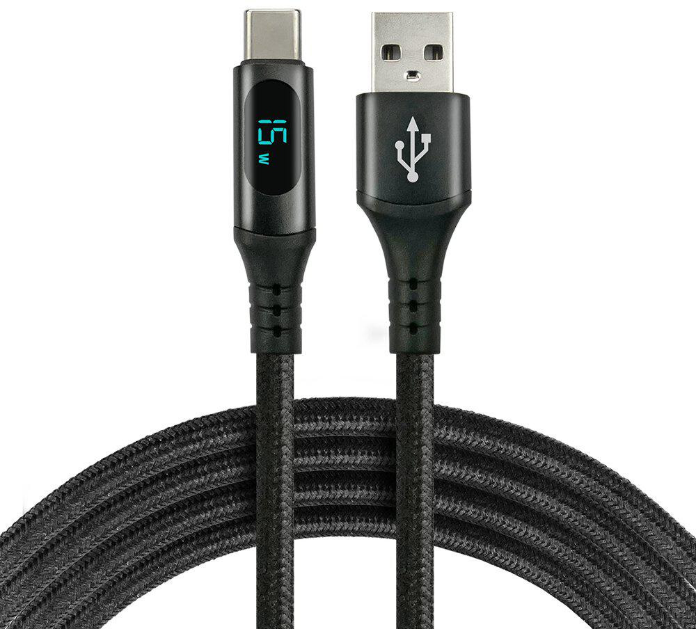 f55ccaed012978531c6bb81f6ab47642_original Kábel USB-A / USB-C LCD everActive CBB-1CBL 100cm 3A – Obrázok 1