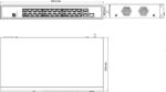 PoE switch Hikvision DS-3E0326P-E/M – 24× PoE 100 Mb/s, 2× GbE uplink, 230 W – Obrázok 2