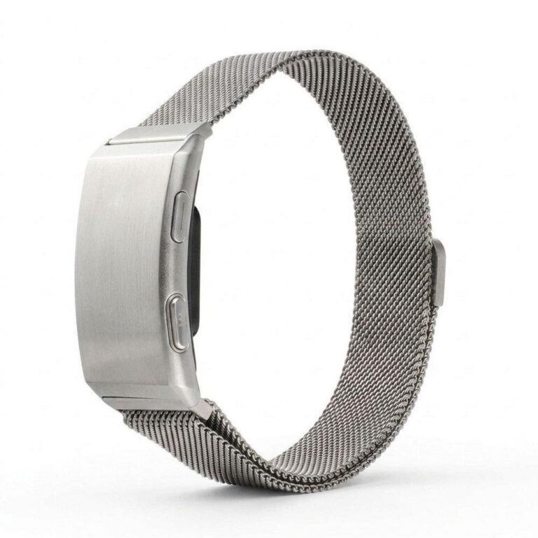 Fitness náramok Titmo Loop I-110 – EKG, SpO2, IP68, strieborný