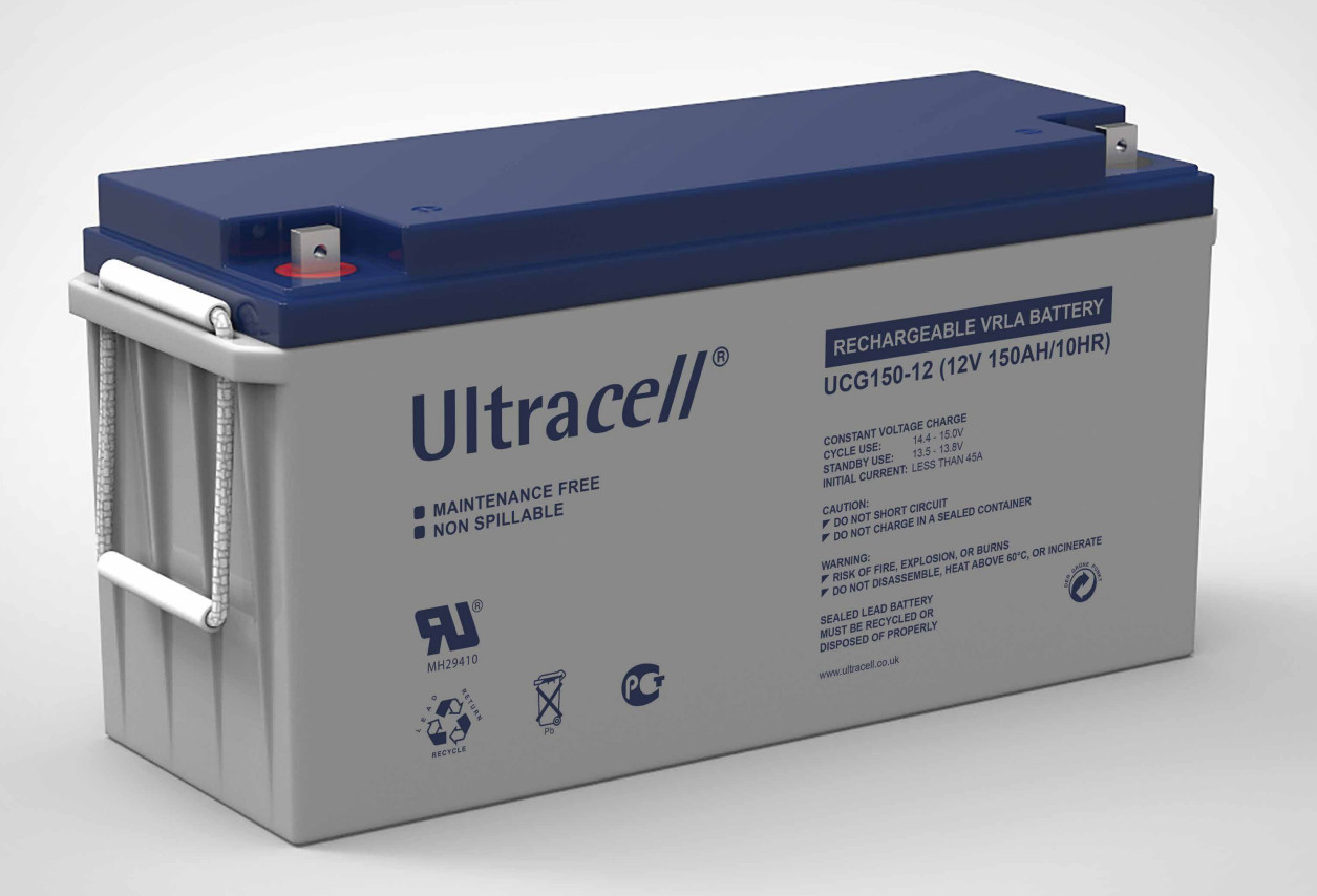 0353340fb9e846b77f250a50efe96857_original.jpg Akumulátor AGM Ultracell UCG150-12 – 12 V, 150 Ah, životnosť 15 rokov – Obrázok 1