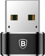 Adaptér OTG Baseus Mini CAAOTG-01 – USB-C / USB-A, 2,4 A, čierny – Obrázok 2
