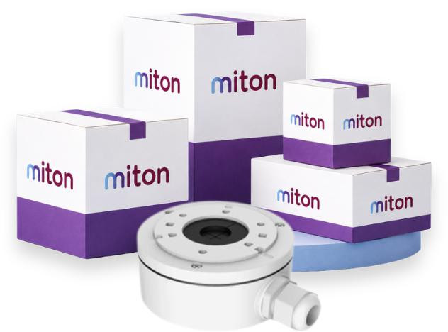 Montážna krabica Miton MT-P1280 pre kamery (balenie 10 ks)