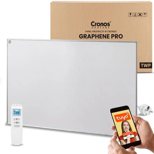 099f68797ef8a26a0c4fcde86bf32b3d_original.jpg IR vykurovací panel Cronos Graphene PRO CGP-750TWP – 750 W, Wi-Fi, biely – Obrázok 1