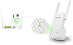 Wi-Fi repeater Tenda A9 – N300, 2,4 GHz, 2 externé antény – Obrázok 5