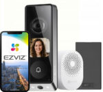 Videozvonček Ezviz EP8 Ultra CS-EP8 (6MP+2MP) – dve kamery, Wi-Fi 6, akumulátor