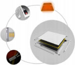 IR vykurovací panel Cronos Graphene PRO CGP-750TWP – 750 W, Wi-Fi, biely – Obrázok 3