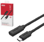 Predlžovací kábel USB-C Unitek C14086BK-1M – 10 Gb/s, 4K, PD 100 W, 1 m – Obrázok 3