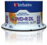 DVD+R DL disky Verbatim Inkjet Printable DDVE97693PLG – potlačiteľné (balenie 50 ks) – Obrázok 3
