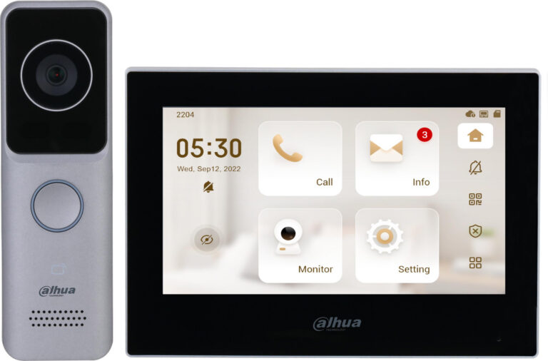 Zostava IP videovrátnika Dahua KTW02 – kamera 2 MPx, monitor 7″, Wi-Fi