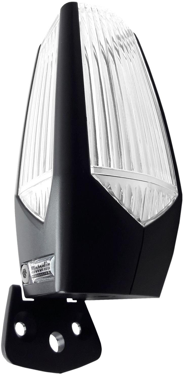 Výstražná lampa Motorline MP105 (001PLM10918011) – LED, 12–230 V, biela, s držiakom