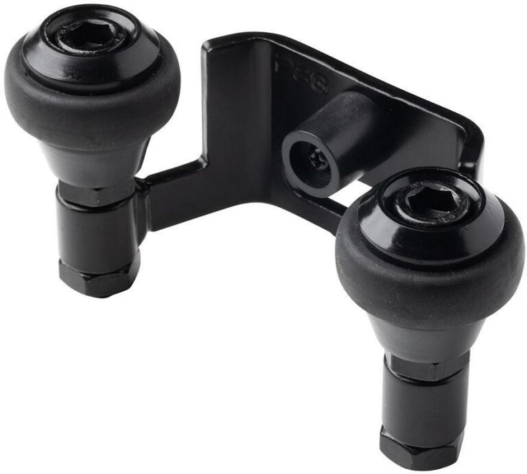 Horný vodiaci držiak PSG 60.023.9005 pre posuvné brány – 60 mm, 2 kladky, čierny