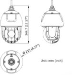 PTZ IP kamera Hikvision DS-2DE5425IWG1-E – 4 MPx, 25× zoom, IR 150 m – Obrázok 2