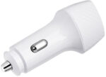 Nabíjačka do auta Forcell Carbon CC50-1A1C – 38 W, USB-C PD 3.0, USB-A QC 3.0, biela – Obrázok 3