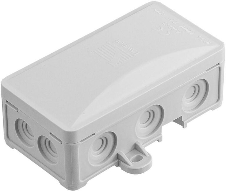 Inštalačná krabica Pawbol A.0063C na povrchovú montáž – 72 × 95 × 40 mm, IP54, biela