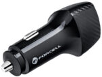 Nabíjačka do auta Forcell Carbon CC50-1A1C – 38 W, USB-C PD 3.0, USB-A QC 3.0, čierna – Obrázok 5