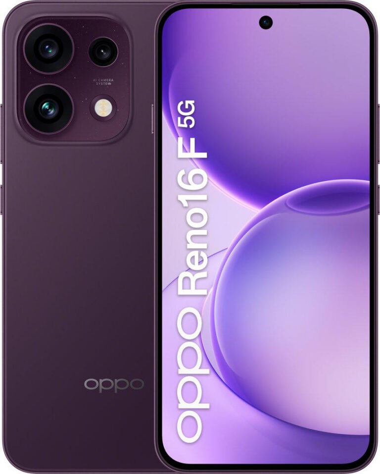 Smartfón OPPO Reno16 F 5G – 8 GB RAM, 256 GB, tmavofialový (Purple Black)