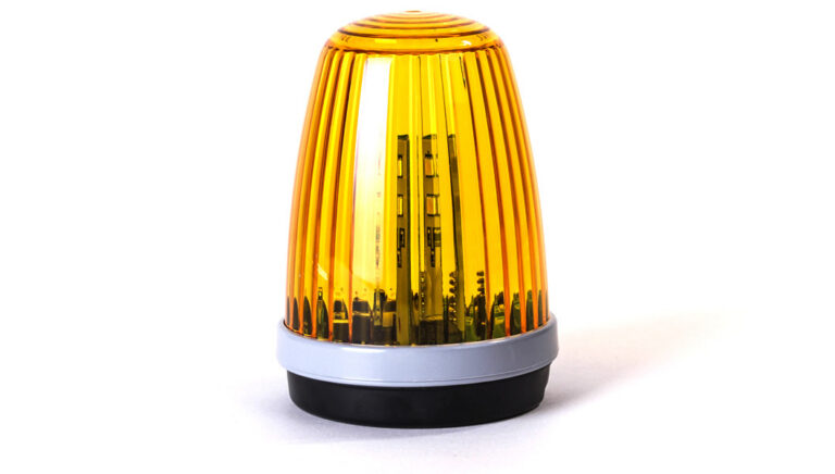Výstražná LED lampa Proxima Kogut – anténa 868 MHz, IP54, žltá