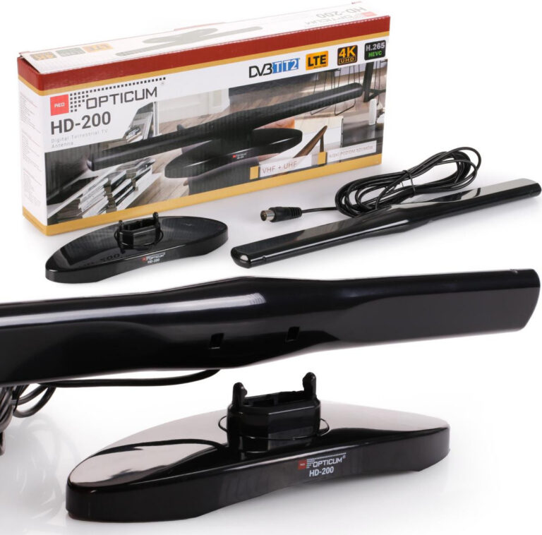 Izbová anténa DVB-T2 Opticum HD-200 (ANT0136) – VHF/UHF, zisk do 20 dB