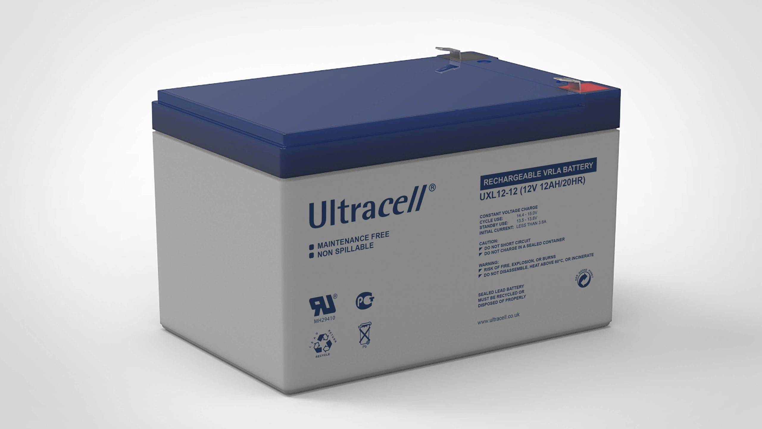 6db3f950dc03737bb3410054da232f48_original.jpg Akumulátor AGM Ultracell UXL12-12 – 12 V, 12 Ah – Obrázok 1