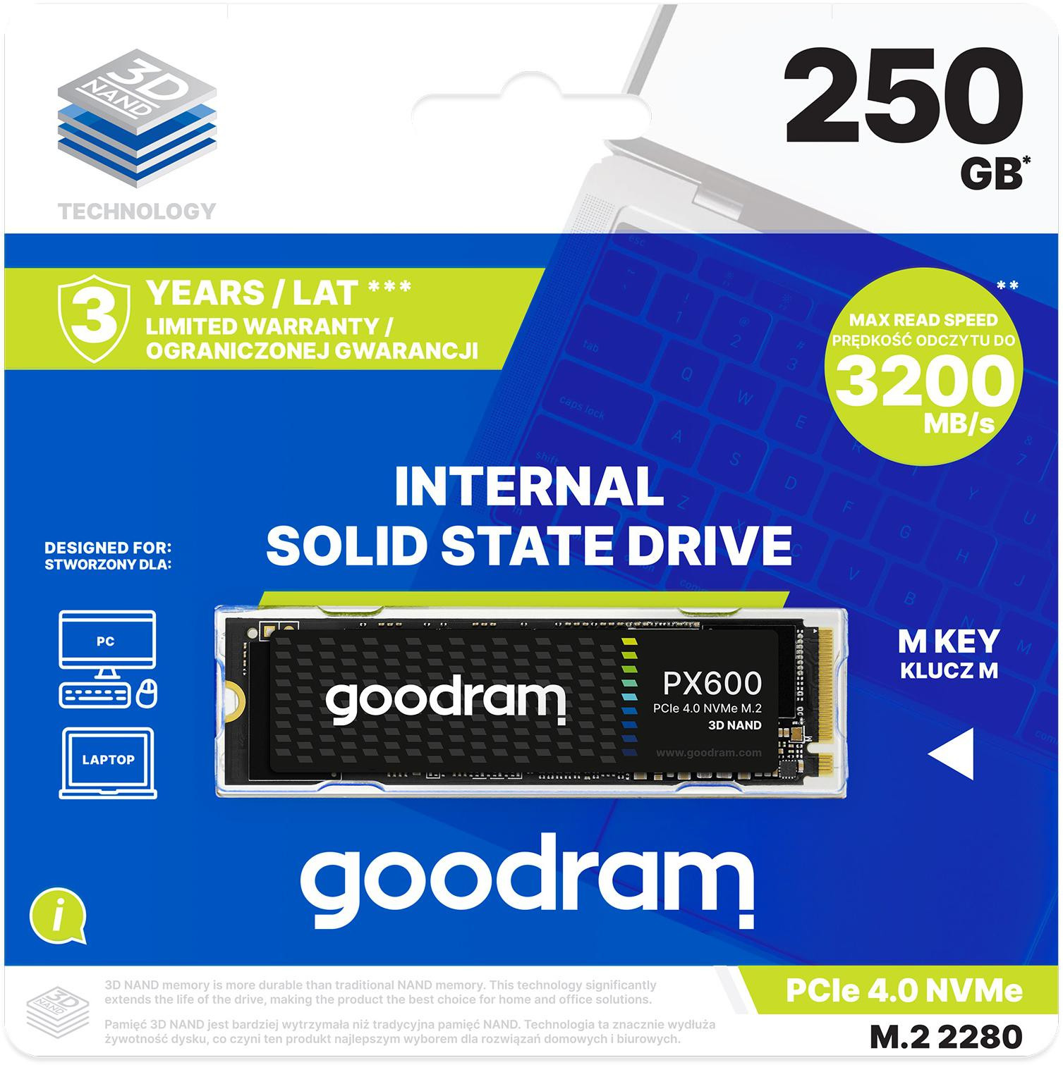 6eaea145d293692418cab34091867bc4_original.jpg SSD disk Goodram PX600 SSDPR-PX600-250-80 – 250 GB, M.2 2280, PCIe 4.0 x4 NVMe – Obrázok 1