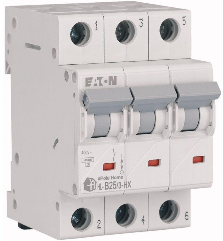 Istič Eaton HN-B25/3 – B25 A, 3-pólový, 6 kA