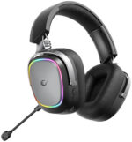 Bezdrôtové slúchadlá Rampage RETSU – Bluetooth, 2,4 GHz, RGB, čierne – Obrázok 4