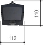 Zostava pohonu CAME AXL 22 Eco Top pre dvojkrídlové brány (8K01MP-059) – 24 V – Obrázok 9