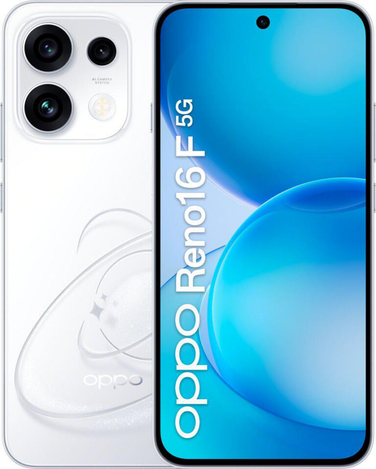 Smartfón OPPO Reno16 F 5G – 8 GB RAM, 256 GB, biely (Pop White)