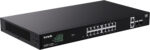 Spravovateľný PoE switch Tenda TEG2220P-16-250W – 16× GbE PoE+, 2× SFP, CloudFi – Obrázok 3
