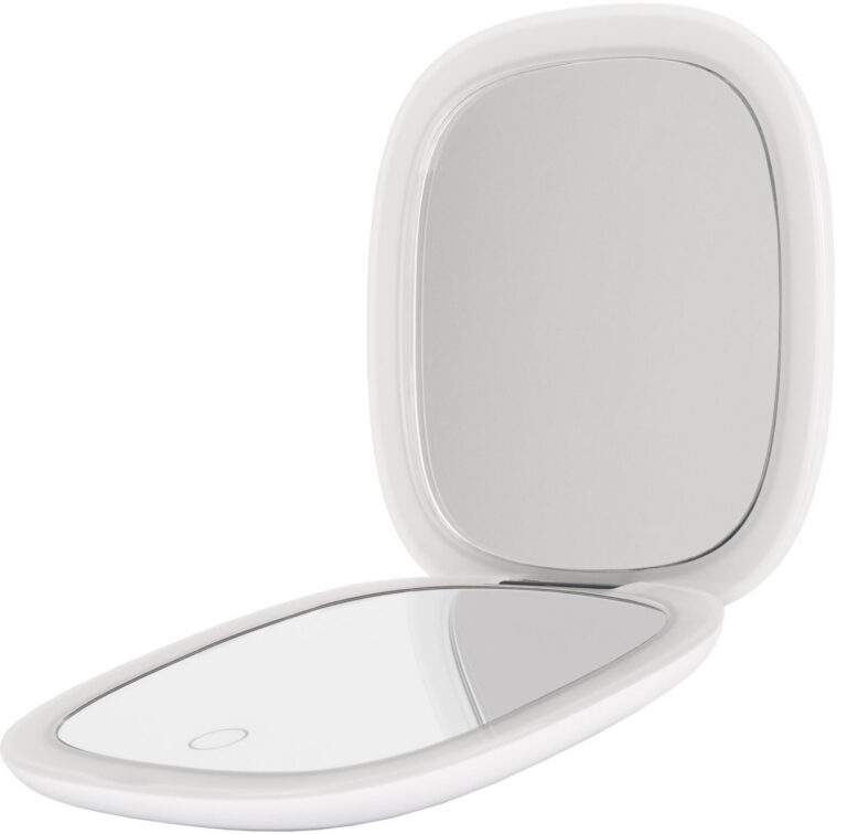 Kozmetické zrkadlo Humanas HS-PM01 (HS3698) – LED podsvietenie, biele