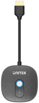 Bezdrôtový HDMI prijímač Unitek V1711FBK01 – pre V1711A, 1080p, 50 m, čierny