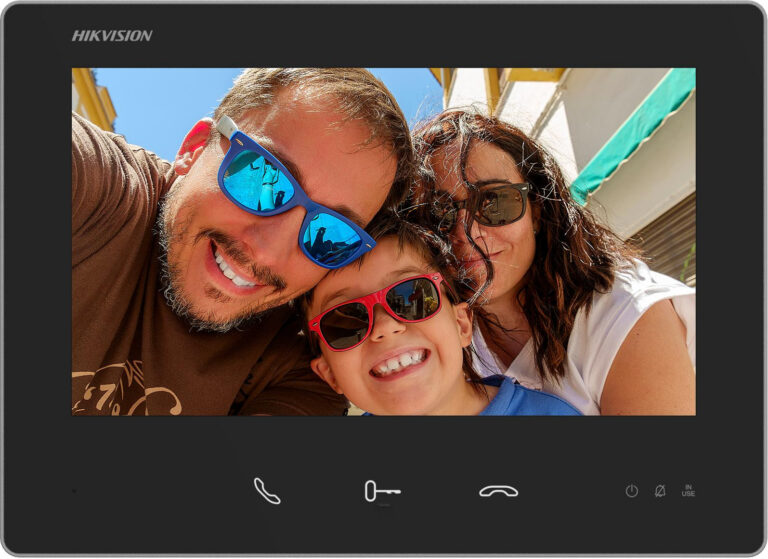 Monitor videovrátnika Hikvision DS-KH7300EY-TE2 – 7" dotykový, 2-vodičový