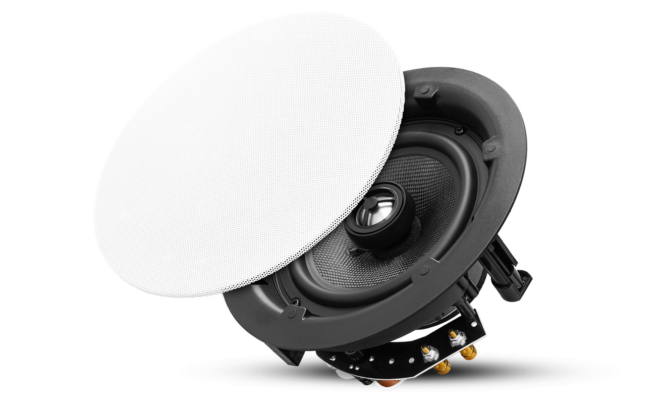 950beb9b446c6f24668fea71ed27dfe0_original.jpg Stropný reproduktor Laudio Prime 6 – 150 W max., 8 Ω, 6,5″, biely – Obrázok 1