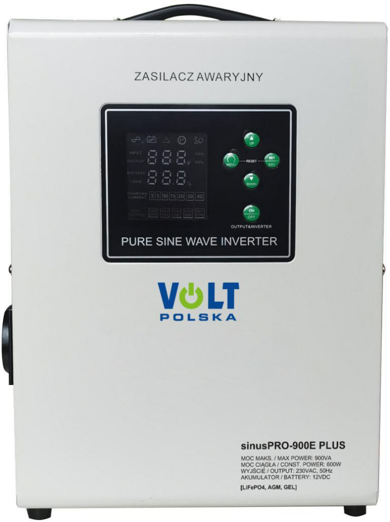 Menič napätia Volt SinusPro 900E Plus 3SPM09012M – 12 V, 600/900 W, UPS