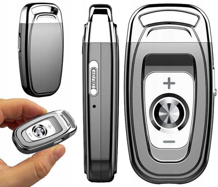 Mini diktafón Q5 v tvare kľúčenky – 16 GB, nahrávanie po detekcii zvuku, USB