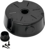 Montážna krabica Miton UA15GB pre kamery – univerzálna, 125 × 115 × 45 mm, čierna