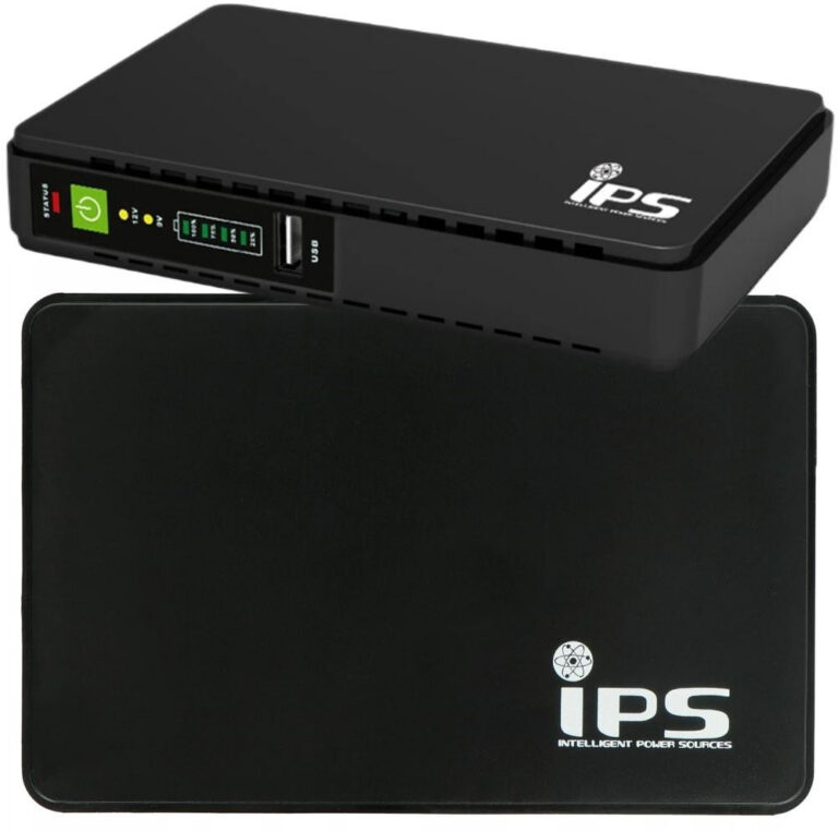 Mini UPS pre router IPS RouterUPS-15 – 15 W, 8800 mAh, 5/9/12 V