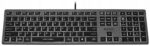 Klávesnica A4tech FStyler FX60H – USB, biele podsvietenie, nožnicové klávesy, sivá – Obrázok 3
