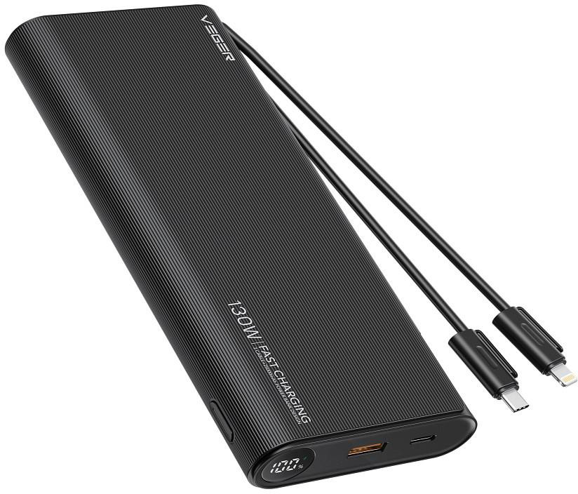a54411a192711858ce05cf2411d594c0_original.jpg Powerbanka Veger TCE130 W2503 – 25 000 mAh, 130 W, káble USB-C a Lightning – Obrázok 1