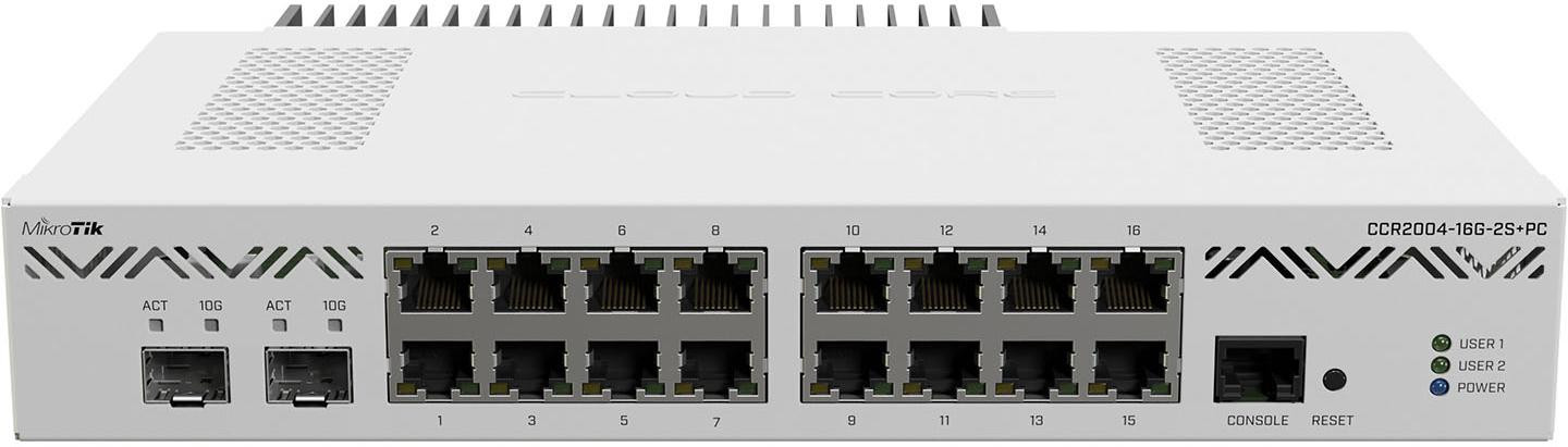 bba704e1e5f00f4672b8ff2294ebff41_original.jpg Router MikroTik CCR2004-16G-2S+PC – 16× GbE, 2× SFP+, 4 GB RAM – Obrázok 1