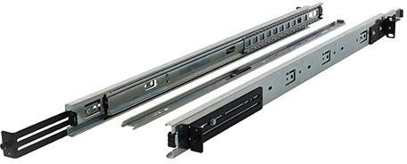 Koľajnice Pulsar ARAS1000N – pre rack jednotky ARAD, montážna hĺbka 666–792 mm