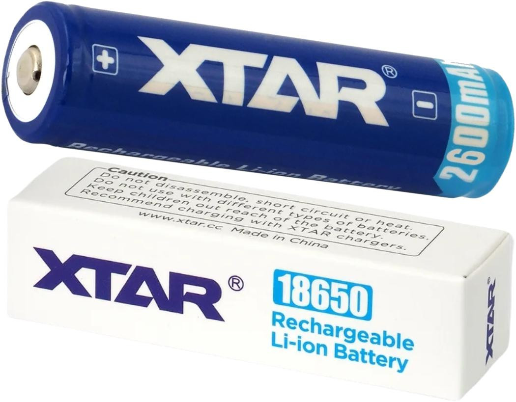 c86e6b503c4701816773b19d2af9f23f_original.jpg Akumulátor Xtar 18650 Li-ion – 3,7 V, 2600 mAh, s ochranou PCM (1 ks) – Obrázok 1